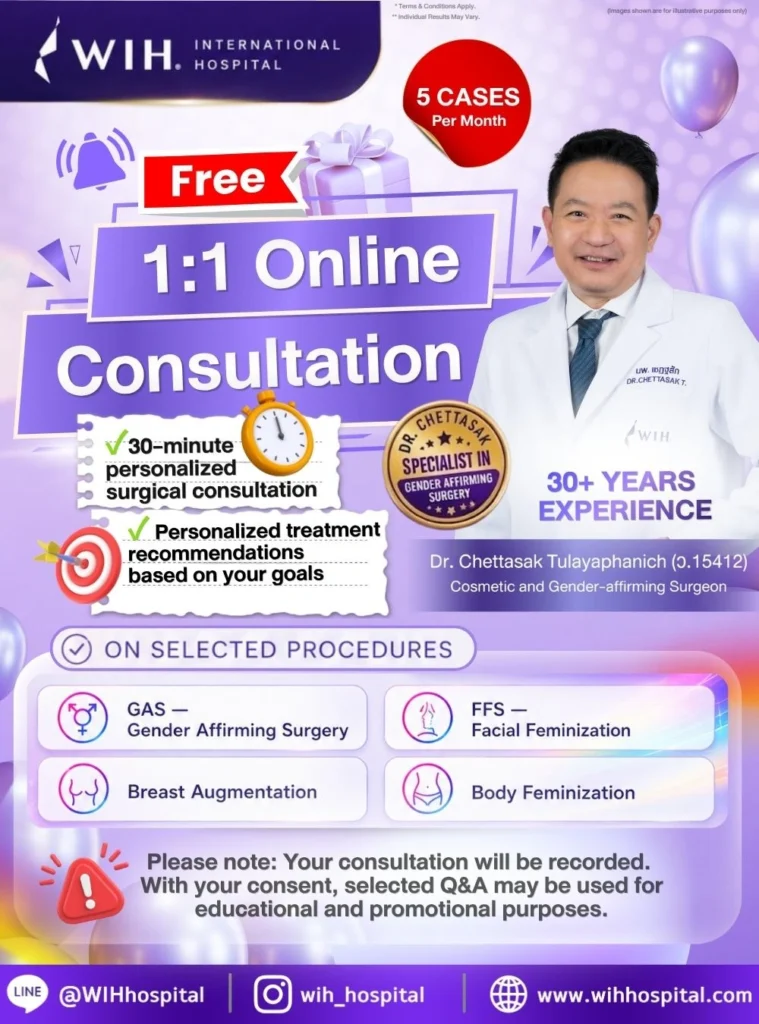 Promotion-1:1 consult-with Dr. Chettasak, July-2026